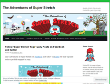 Tablet Screenshot of adventuresofsuperstretch.wordpress.com