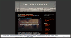 Desktop Screenshot of losincreiblesdavidvalero.wordpress.com