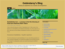 Tablet Screenshot of gobindaroy.wordpress.com