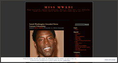 Desktop Screenshot of missmwabi.wordpress.com