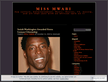 Tablet Screenshot of missmwabi.wordpress.com