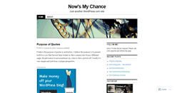 Desktop Screenshot of chanceallen.wordpress.com