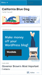 Mobile Screenshot of calbluedog.wordpress.com