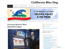 Tablet Screenshot of calbluedog.wordpress.com