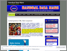 Tablet Screenshot of handbalbm.wordpress.com