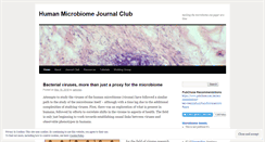 Desktop Screenshot of hmjournalclub.wordpress.com