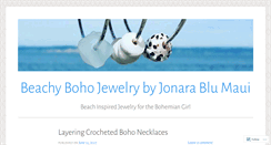 Desktop Screenshot of beachybohojewelry.wordpress.com