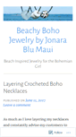 Mobile Screenshot of beachybohojewelry.wordpress.com