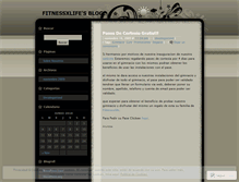 Tablet Screenshot of fitnessxlife.wordpress.com