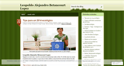 Desktop Screenshot of leopoldoalejandrobetancourtlopez.wordpress.com