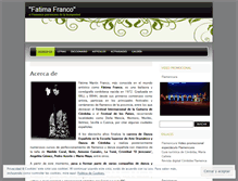 Tablet Screenshot of fatimamfranco.wordpress.com
