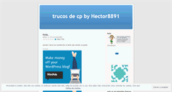 Desktop Screenshot of hector8891.wordpress.com