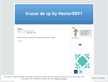 Tablet Screenshot of hector8891.wordpress.com