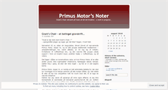 Desktop Screenshot of primusmotor.wordpress.com