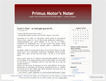Tablet Screenshot of primusmotor.wordpress.com