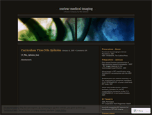 Tablet Screenshot of nucmedi.wordpress.com