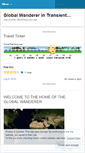 Mobile Screenshot of globalwanderer2.wordpress.com