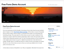 Tablet Screenshot of aboutfreeforexdemoaccount.wordpress.com