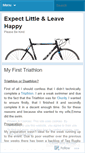 Mobile Screenshot of expectlittleleavehappy.wordpress.com
