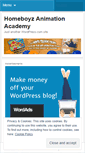 Mobile Screenshot of hbanimation.wordpress.com