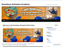 Tablet Screenshot of hbanimation.wordpress.com