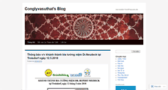 Desktop Screenshot of conglyvasuthat.wordpress.com