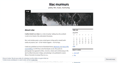 Desktop Screenshot of lilacmurmurs.wordpress.com