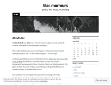 Tablet Screenshot of lilacmurmurs.wordpress.com