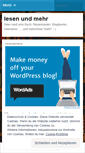 Mobile Screenshot of lesenundmehr.wordpress.com