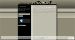 Desktop Screenshot of loralopas.wordpress.com