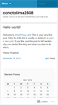 Mobile Screenshot of conctolima2808.wordpress.com