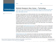 Tablet Screenshot of njwebdesign1.wordpress.com