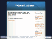 Tablet Screenshot of khromov.wordpress.com