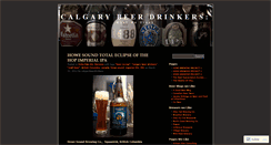 Desktop Screenshot of calgarybeerdrinkers.wordpress.com