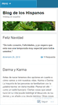 Mobile Screenshot of hispanos.wordpress.com