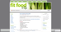 Desktop Screenshot of fitfood4life.wordpress.com