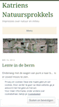 Mobile Screenshot of natuursprokkels.wordpress.com
