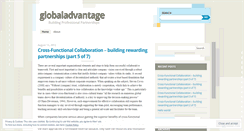 Desktop Screenshot of globaladvantage.wordpress.com