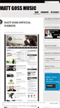 Mobile Screenshot of mattgossnews.wordpress.com