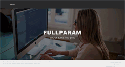 Desktop Screenshot of fullparam.wordpress.com