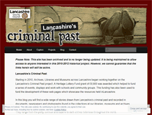 Tablet Screenshot of lancashirescriminalpast.wordpress.com