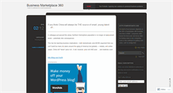 Desktop Screenshot of businessmarketplace360.wordpress.com