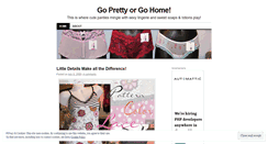 Desktop Screenshot of prettybottoms.wordpress.com