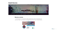 Desktop Screenshot of anahicaceresarteuna.wordpress.com