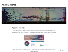 Tablet Screenshot of anahicaceresarteuna.wordpress.com