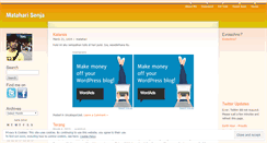 Desktop Screenshot of duniamatahari.wordpress.com