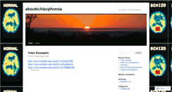 Desktop Screenshot of aboutschizophrenia.wordpress.com