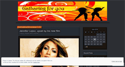 Desktop Screenshot of gatheringforyou.wordpress.com