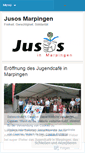 Mobile Screenshot of jusosmarpingen.wordpress.com