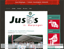 Tablet Screenshot of jusosmarpingen.wordpress.com